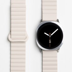 NUART Galaxy Watch 相容錶帶 簡易快拆 矽膠磁吸環, 星光色, 1個