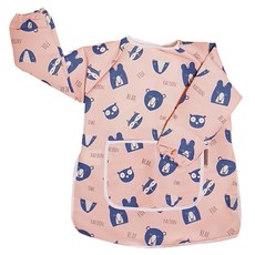 Bebe Chouette 兒童款防水長袖圍裙 動物款 適用於(3~5 歲)兒童