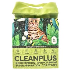 艾可 1.5mm極細豆腐貓砂 7L 環保 高效除臭 可沖馬桶, 綠茶, 1包