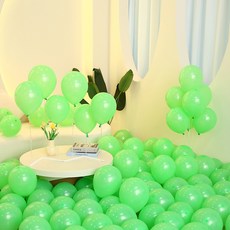 P&B UNITY 標準圓形氣球 25cm 100入, 21薄荷綠, 1個