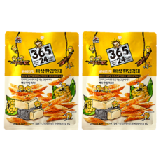 삼육오점이사 사조 한입 먹태 콘버터맛, 25g, 2개