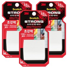 3M 思高 超強力多用途泡棉雙面膠帶 平面用 UP510, 3個