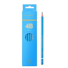 美術鉛筆 12入, 2個, 4B