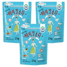 엄마의선택 베이킹소다, 2kg, 3개