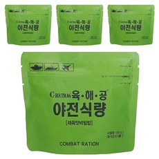 육해공야전식량 제육맛 비빔밥, 100g, 4개