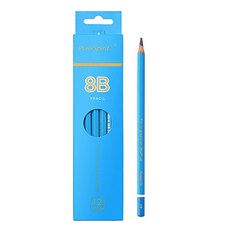 美術鉛筆 12入, 2個, 8B