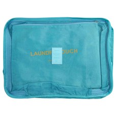 FANCY LIFE 旅行收納組 6入, 天藍色, 75 x 45 x 35cm