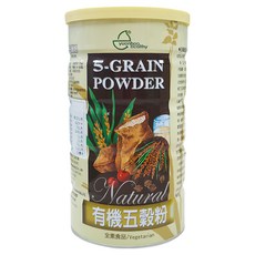 元豪食品 有機五穀粉 純素, 600g, 1罐, 1罐