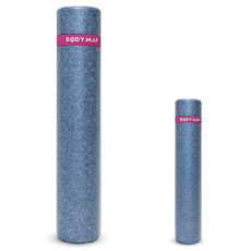 BODY MAP EPP 條紋圓形泡棉滾筒 2件組, 藍色
