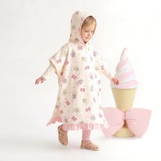 Esther Bunny Little Blanche 荷葉邊連帽沙灘巾