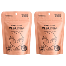 Girl Freesh矽膠胸貼 7cm 12入, 2個