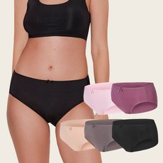 마른파이브 여성용 통기성 빅사이즈 베이직 모달팬티 5종 세트