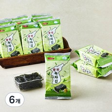 수정김 광천 녹차김, 4g, 6개, 16개입