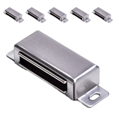 Sonjabisesang 不鏽鋼強力磁吸門扣 髮絲紋, 6個