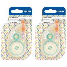 MILAN 泡泡糖修正帶 5mm*15m, 顏色隨機, 2個