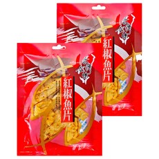長松食品 台灣好味 紅椒魚片, 60g, 2包