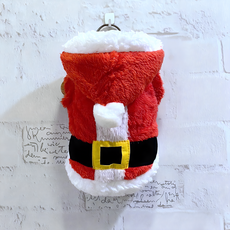 SassyDog 聖誕外套, 斗篷紅色, 1件