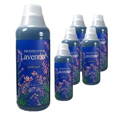 더허브스토리 버블바스 라벤더, 1L, 6개