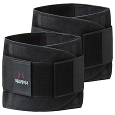 허리라이너 보호대, 2개, 블랙