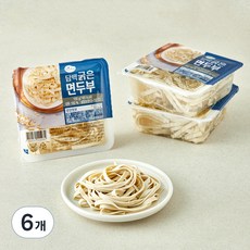 맑은물에 담백 굵은 면두부, 100g, 6개