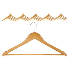 마켓비 RODNEY 원목옷걸이 일반형 KS1016/LDR, 혼합색상, 20개