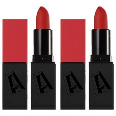 1989 CHOSUNGAH BEAUTY The Satin 唇膏, 2個, Awesome Red, 3.5g