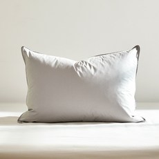 라뽐므 오폴레 코튼 구스베개, 라이트그레이, 1개