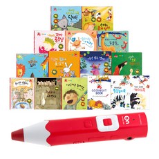 Kca Publishing 彩虹SayPen 32G 紅色 第4代 Rain-On Pen RTR-4000BS + 世界獲獎作家繪本 New Red Pang 全15冊, SayPen