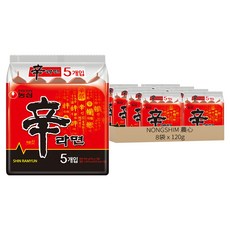 NONGSHIM 農心 辛拉麵 韓國境內版 120g, 40包