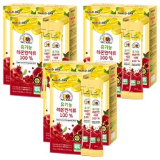 뉴트리디데이 유기농 레몬엔석류즙 100%, 280g, 9개