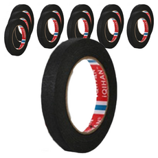 iQIHAN Dada 彩色紙膠帶 黑色 20 mm x 20 m, 12個