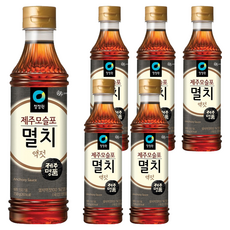 청정원 제주모슬포멸치액젓, 750g, 6개