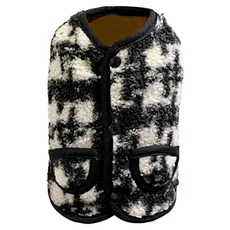 SassyDog 馬甲外套 可雙面穿, 千鳥紋, 1件