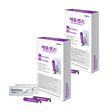 isens 케토센스 듀얼용 케톤 시험 검사지, 10개입, 2개