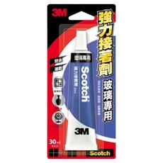 3M Scotch 強力接著劑 玻璃專用 30ml 防水 速乾, 1條