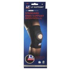 LP SUPPORT 標準型防護式膝護套 708, 1個, 黑色