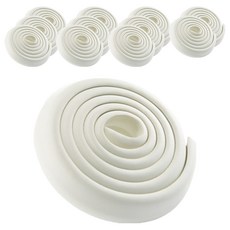 GUNU 防撞柔軟邊角保護條, 白色, 12個