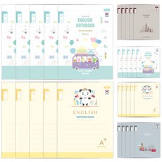PENPIA 印花英文筆記本, 隨機出貨, 30入