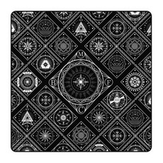 MB 3x3地墊 波希米亞白, 300 x 300cm, 波西米亞風 黑色, 1個