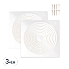 Cholmuldaejang PVC 白色通風窗 2入組, 3套