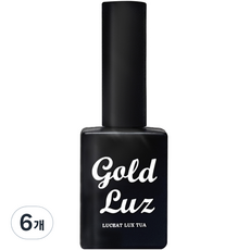 Goldroots Non-Wipe Top Gel Foundation 凝膠指甲油, 透明, 11ml, 6瓶