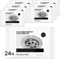 부케가르니 나드 딥 퍼펙트 배수구 클리너, 150g, 24개