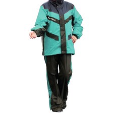 Moto cap 鈦鴻 雙側開運動風雨衣, 綠色