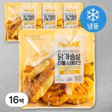 아임닭 닭가슴살 더블스테이크 모짜렐라치즈 (냉동), 100g, 16팩