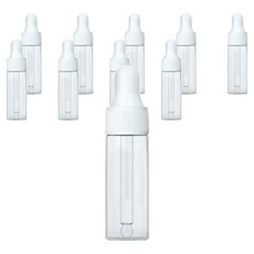 지앤와이 유리 투명 스포이드 공병 15ml, 10개, 화이트