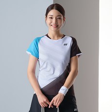 요넥스 여성용 배드민턴 티셔츠 211TS008F