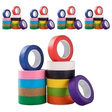 Ellotems 設計紙膠帶12款套組 15mm x 13m, 5套, 混色