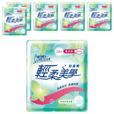 康乃馨 輕柔美學貼身棉, 量多型 25.5cm, 16片, 6包