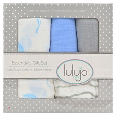 lulujo 嬰兒包巾禮盒組