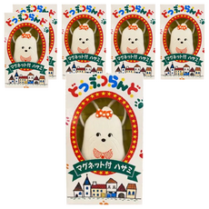 德德小品集 美勞事務剪刀, 造型剪刀 日製不鏽鋼附蓋 磁鐵, 白精靈, 6支